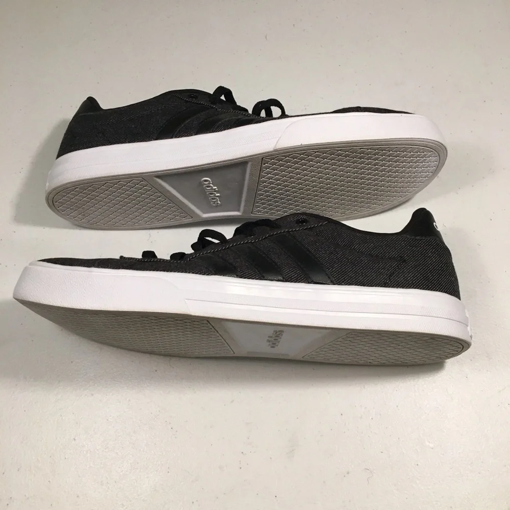 Adidas Sneakers Black Denim Size 12 Ortholite Float